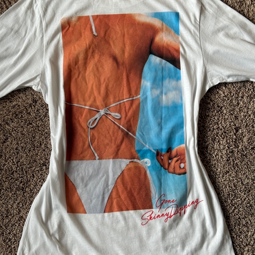 Summer Graphic Tee, Beach Cover Up, Bikini T-Shirt